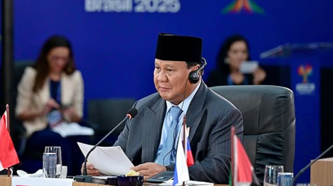 Prabowo di KTT BRICS 2025