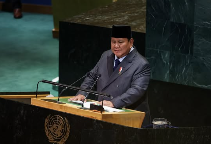 pidato Prabowo di PBB