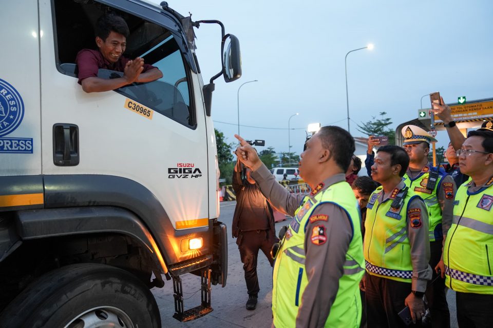 pembatasan operasional angkutan barang saat arus balik Lebaran
