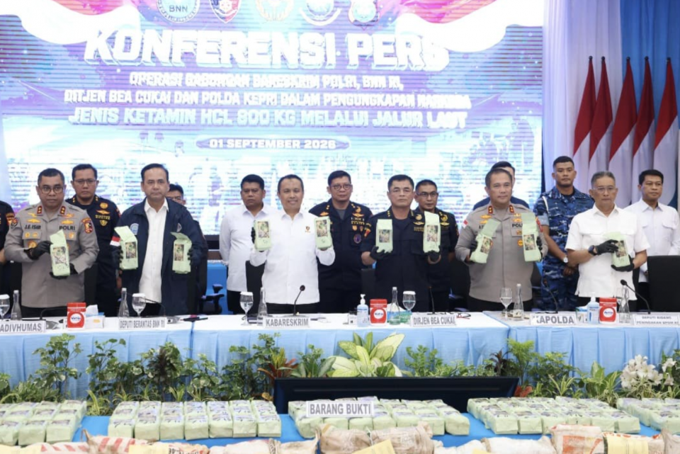 Warga Negara Taiwan Jadi Tersangka Penyelundupan 800 Kg Ketamin
